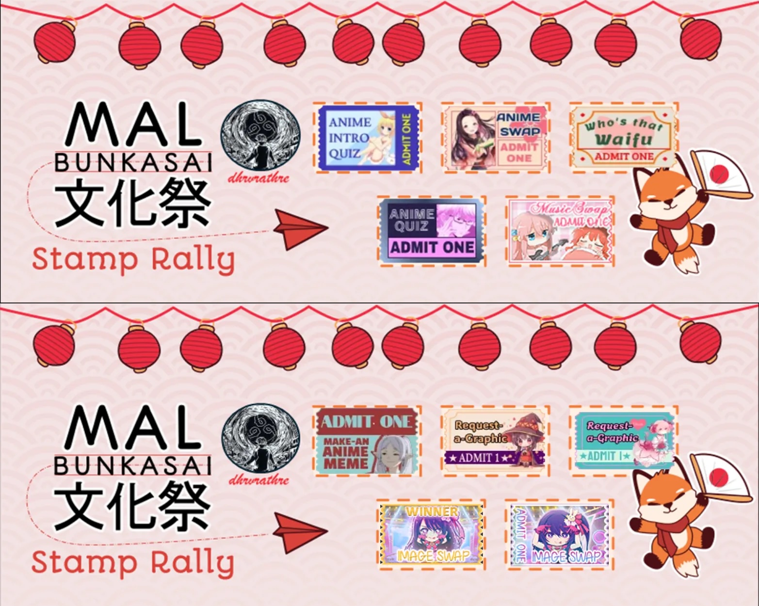 Exciting New Mal Bunkasai Stamps for 2024!