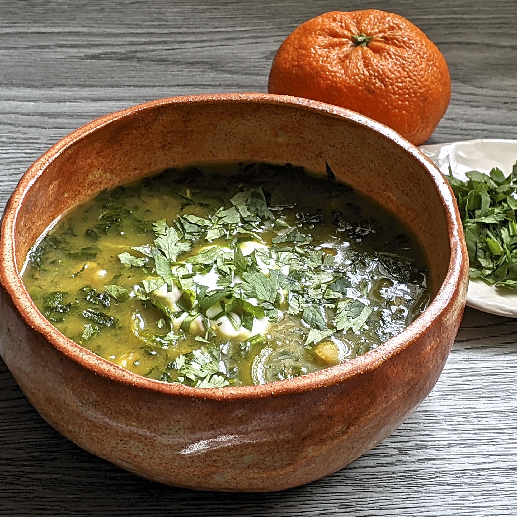 Butha-Buthe: A Delicious Spinach and Tangerine Soup from Lesotho