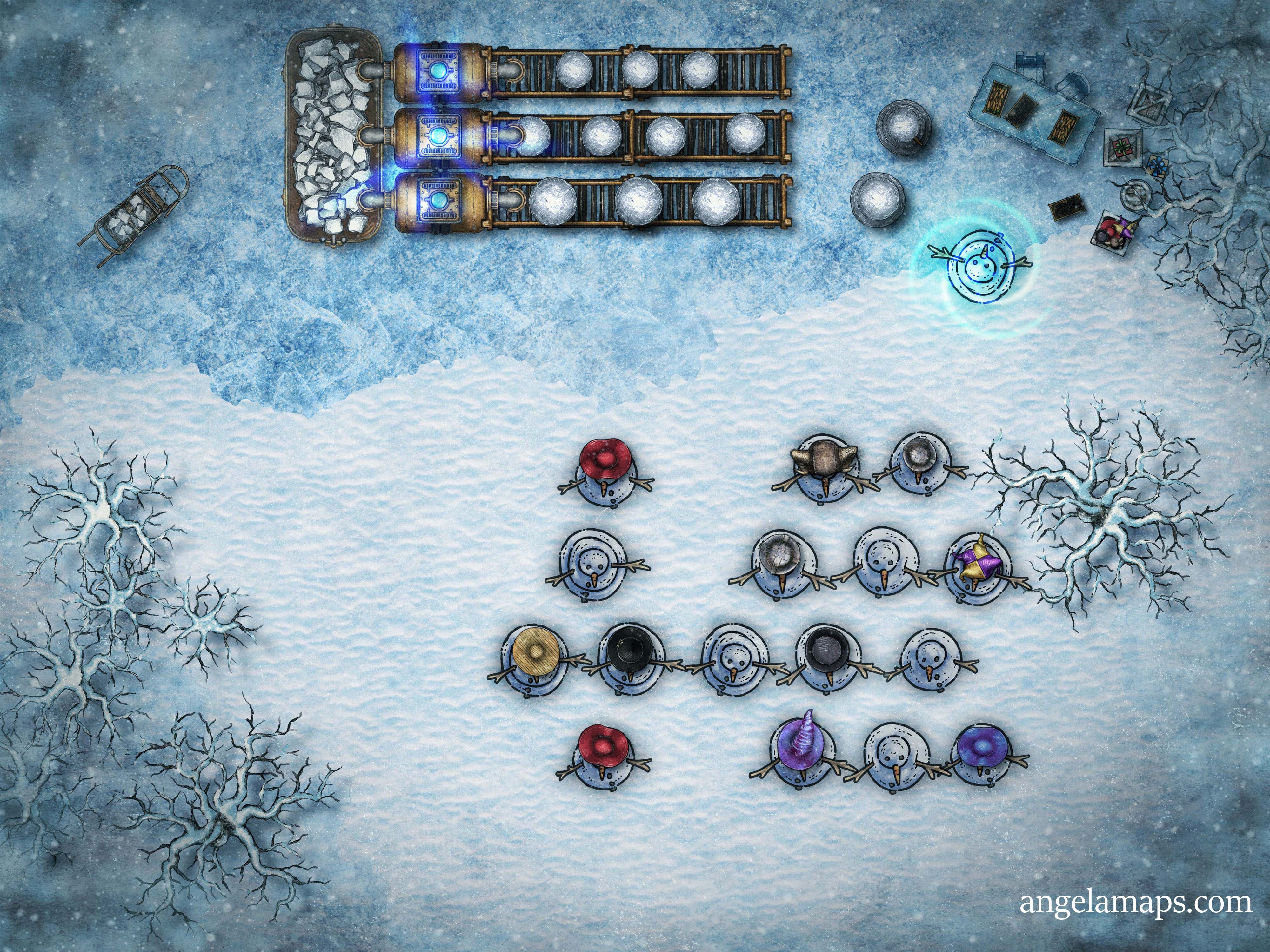Only 6 days until Christmas! Check out this nostalgic Snowman map from 2021!