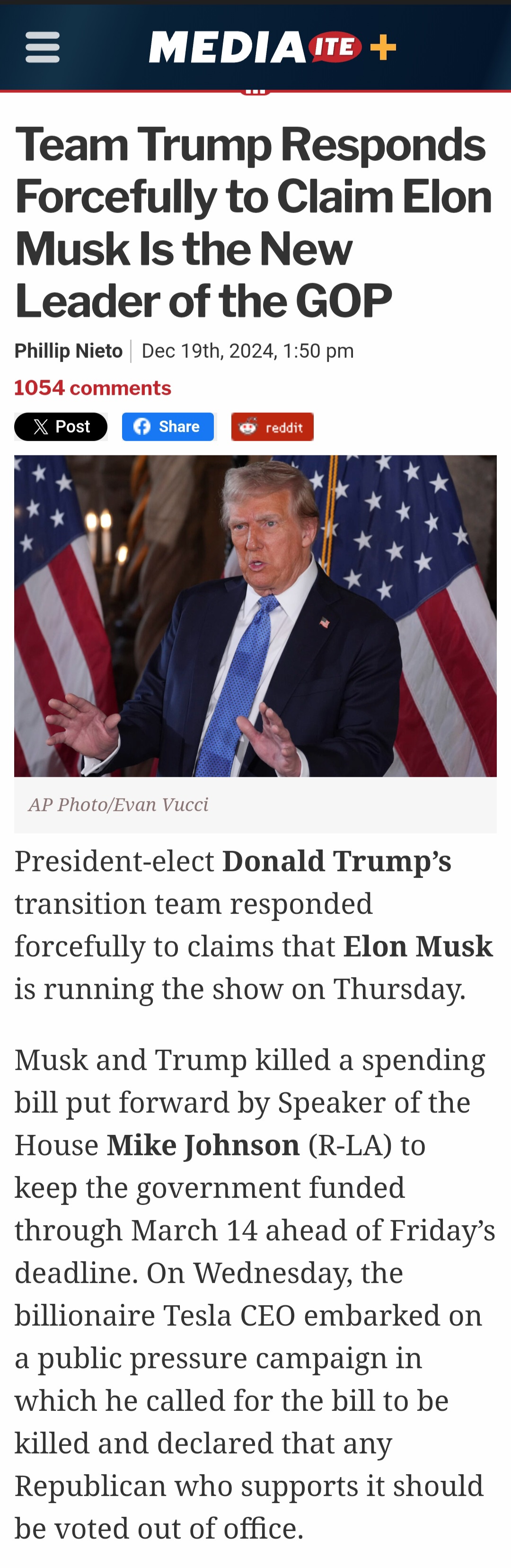 Trust Nothing Until Mango Musolini Says Otherwise