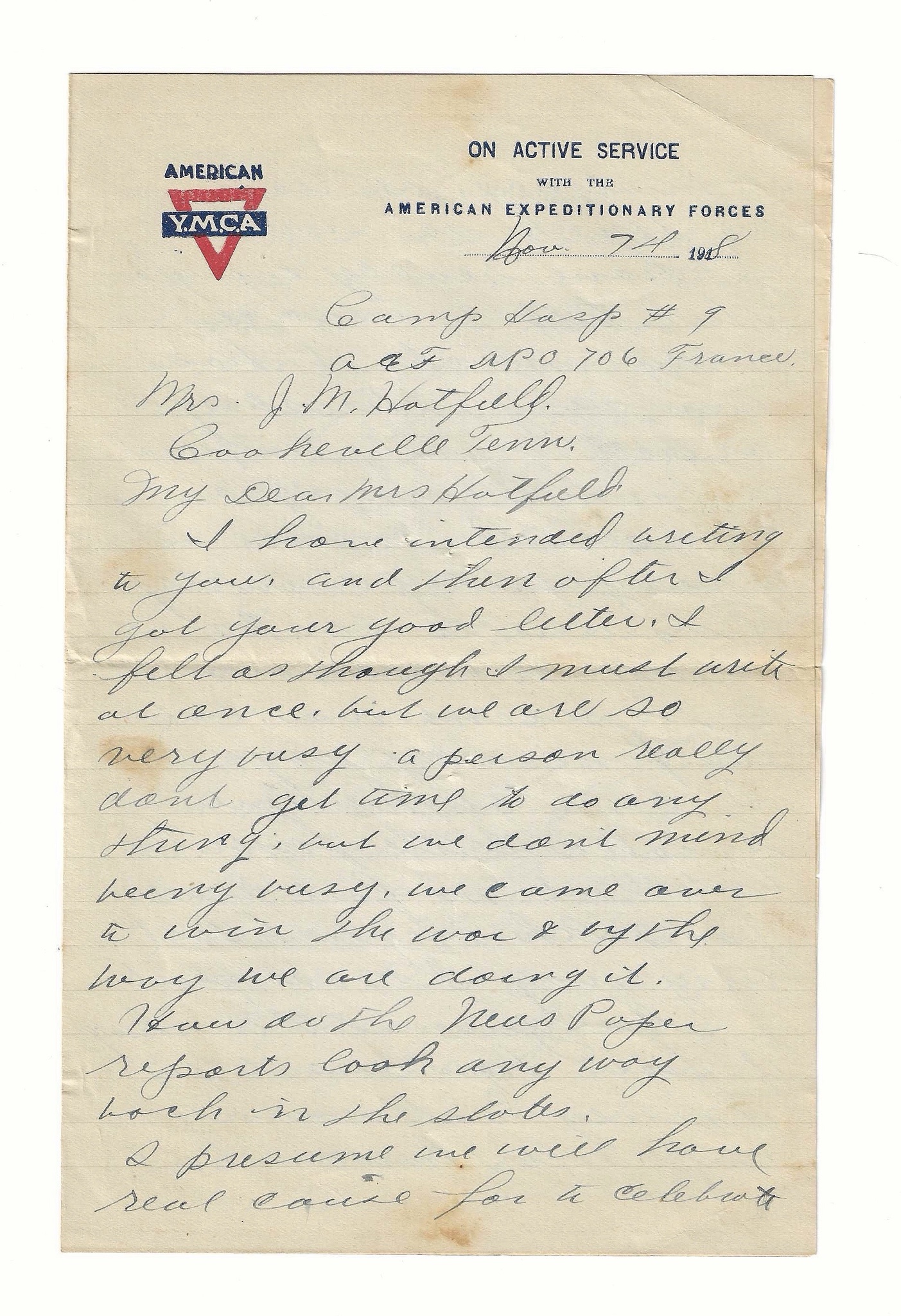 A Soldier's Heartfelt Letter from WW1 France: Ready to Sacrifice for Comrades