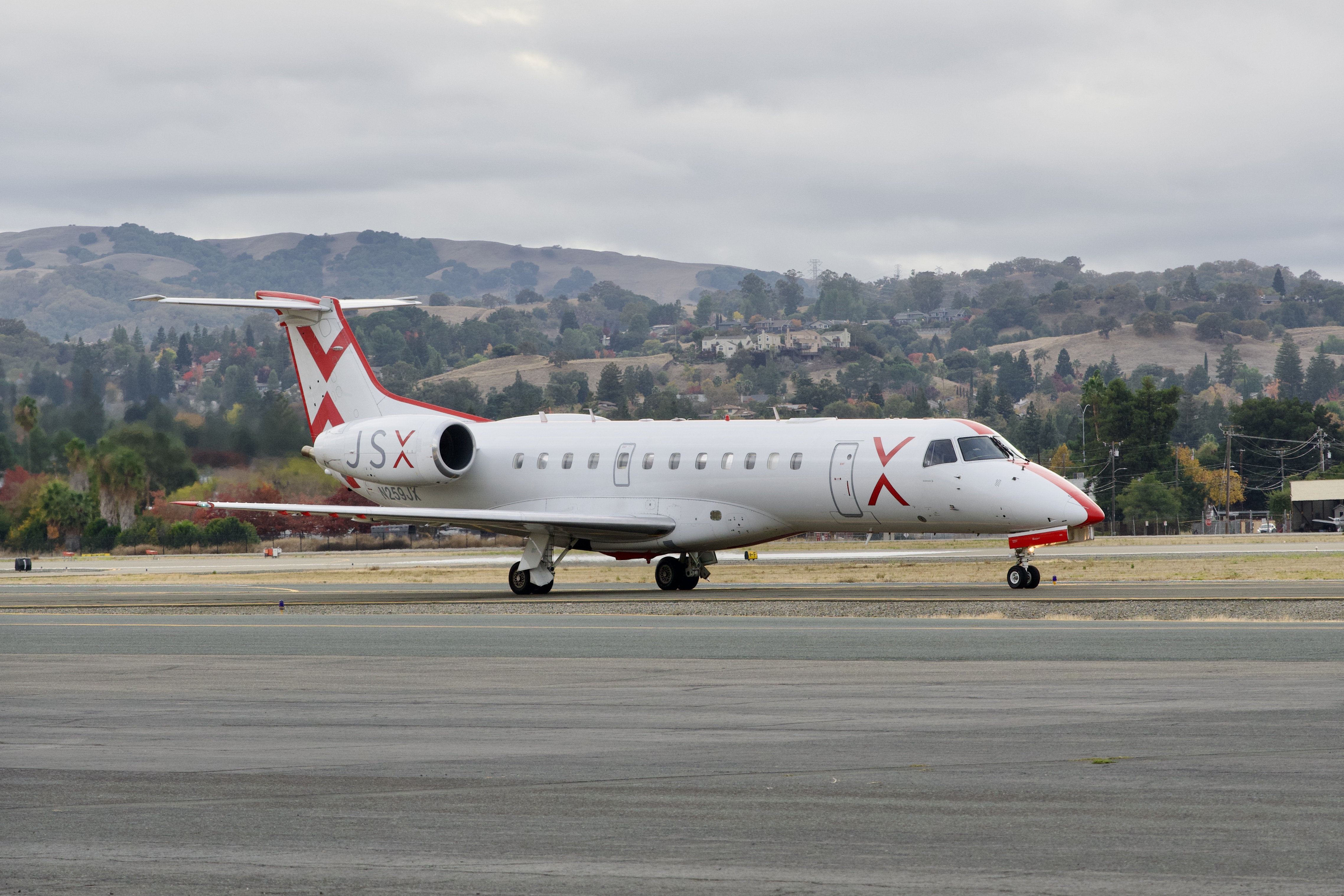 Exploring JetSuite X: A Closer Look at JSX Airlines and Their Embraer ERJ-135LR Fleet at Buchanan Field, Concord, California 2024