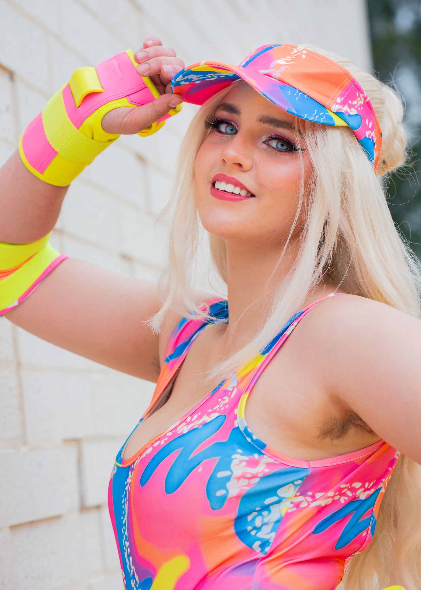 Barbie Takes on Rollerblading: A Cosplay Adventure