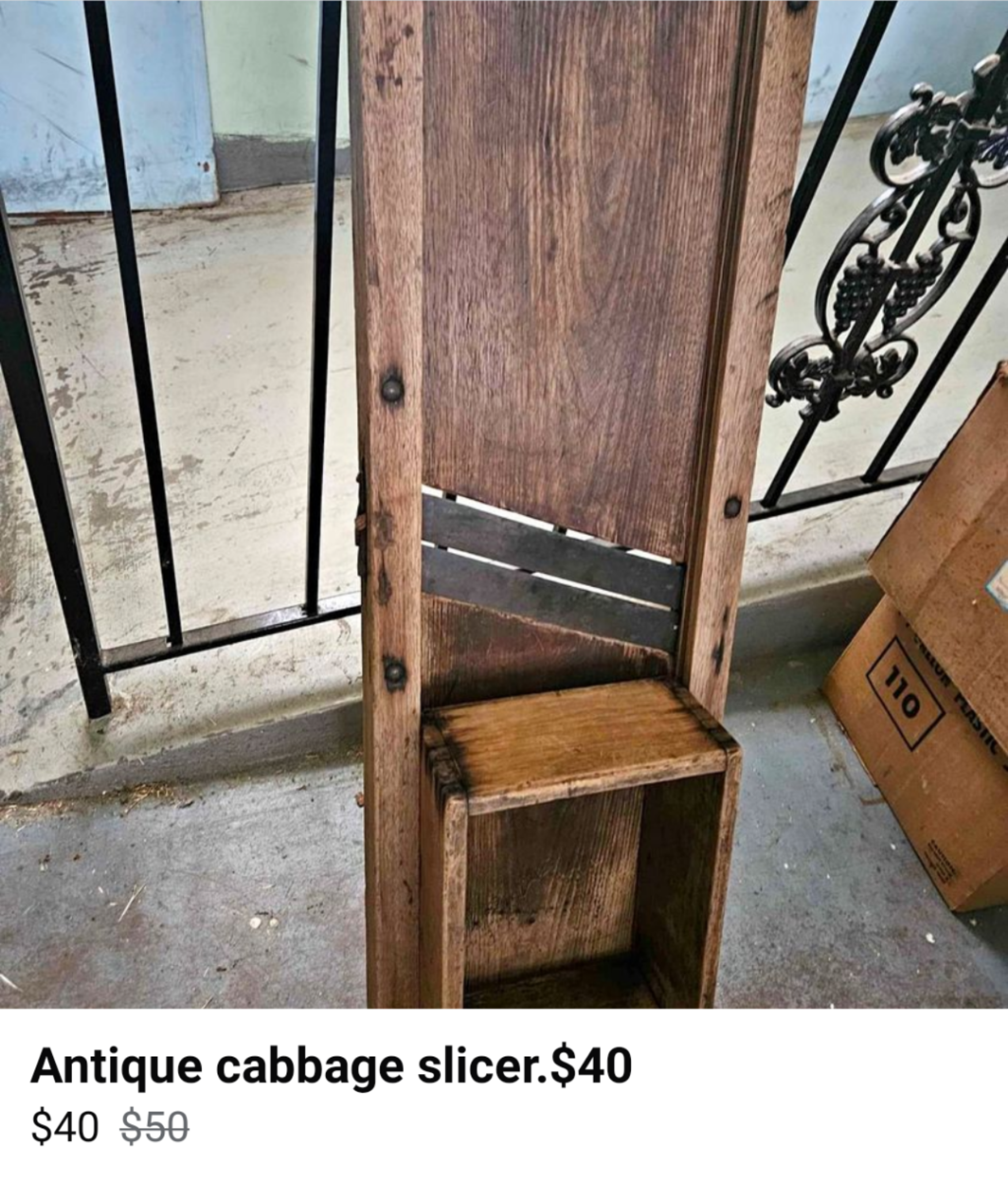 The Infamous Cabbage Slicer