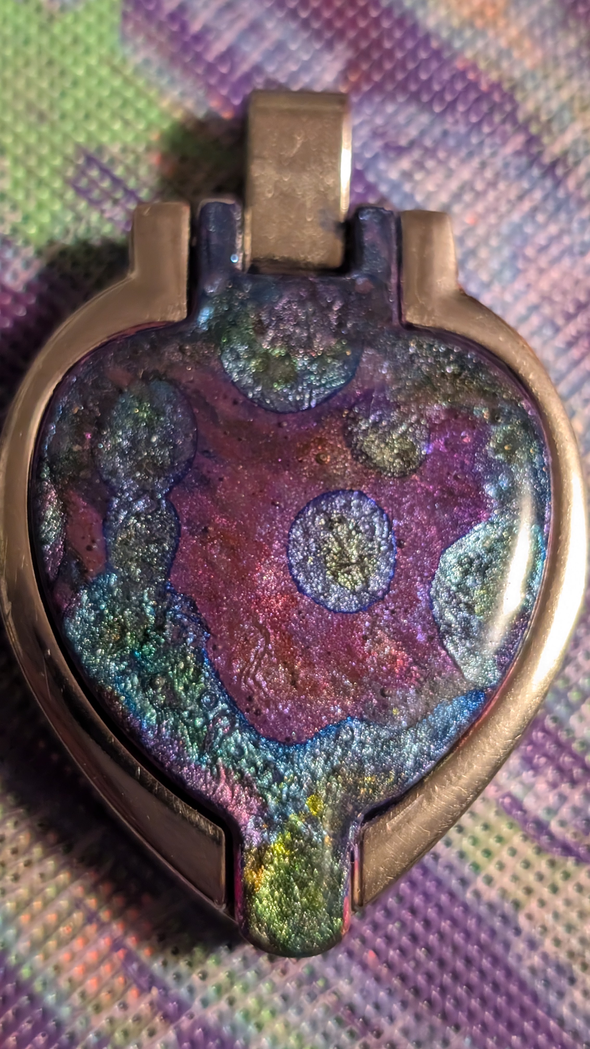 My Artistic Journey: Creating a Beautiful Locket with Gesso and Acrylics