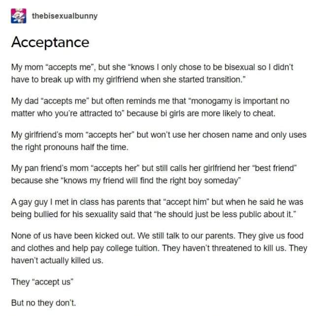 Embracing Acceptance