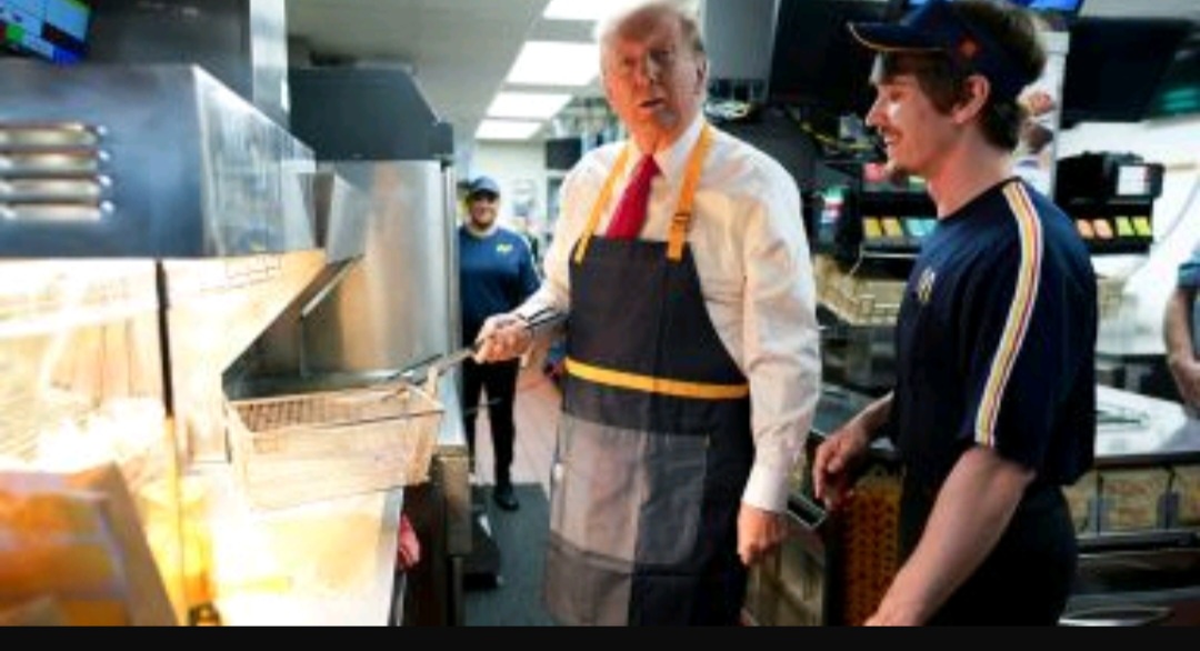 Trump's Political Stunt Turns into a French Fry Feast: Channeling a McDonaldLand Villain