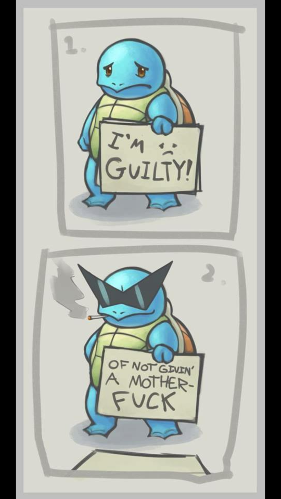 Squirtle Just Doesn't Care!