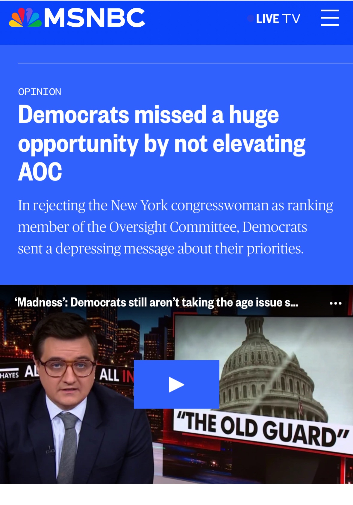 Wow, the Democrats are really dropping the ball.