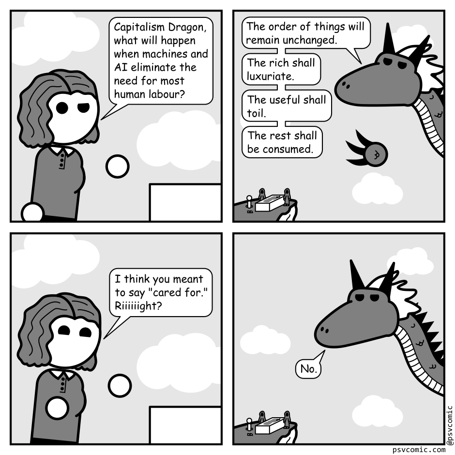 Embrace or Be Eaten: The Harsh Reality