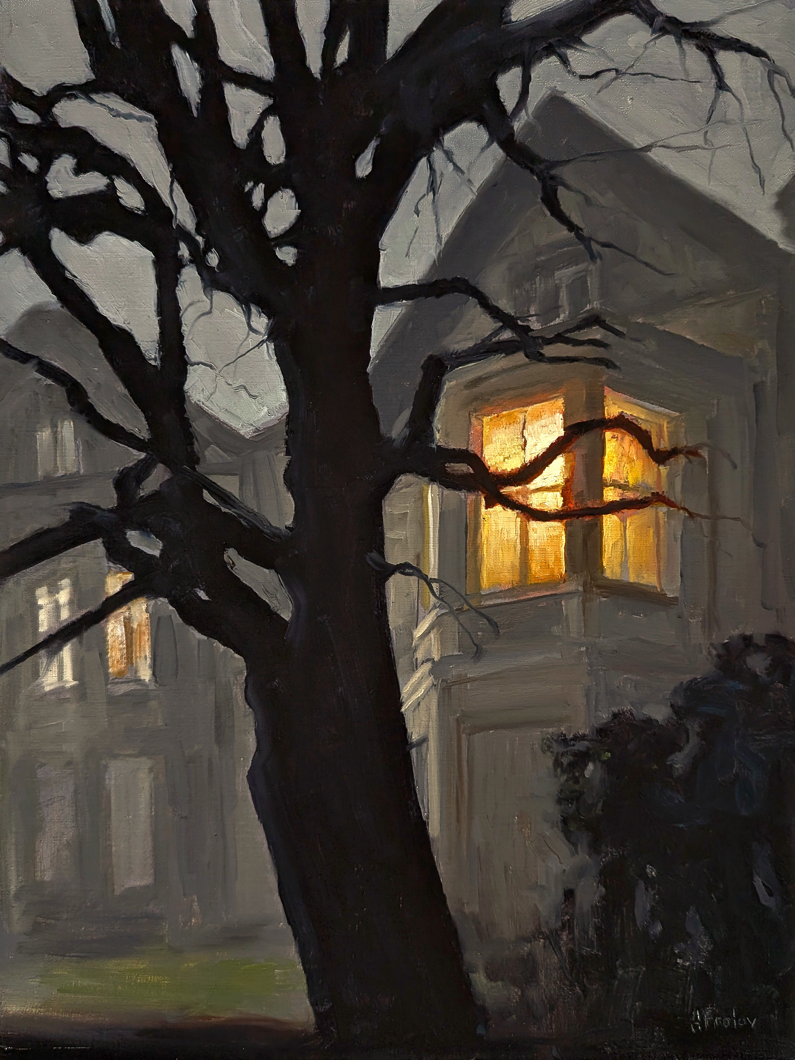 Your Window: My Artistic Oil Painting