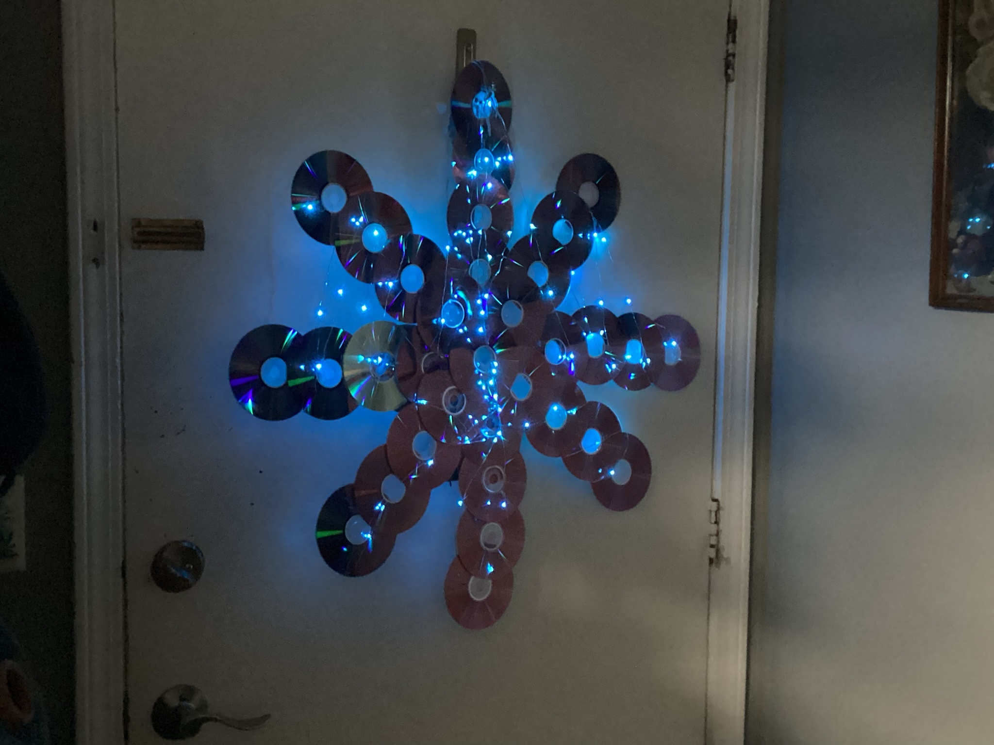Crafting Magic with Recycled CD Snowflakes