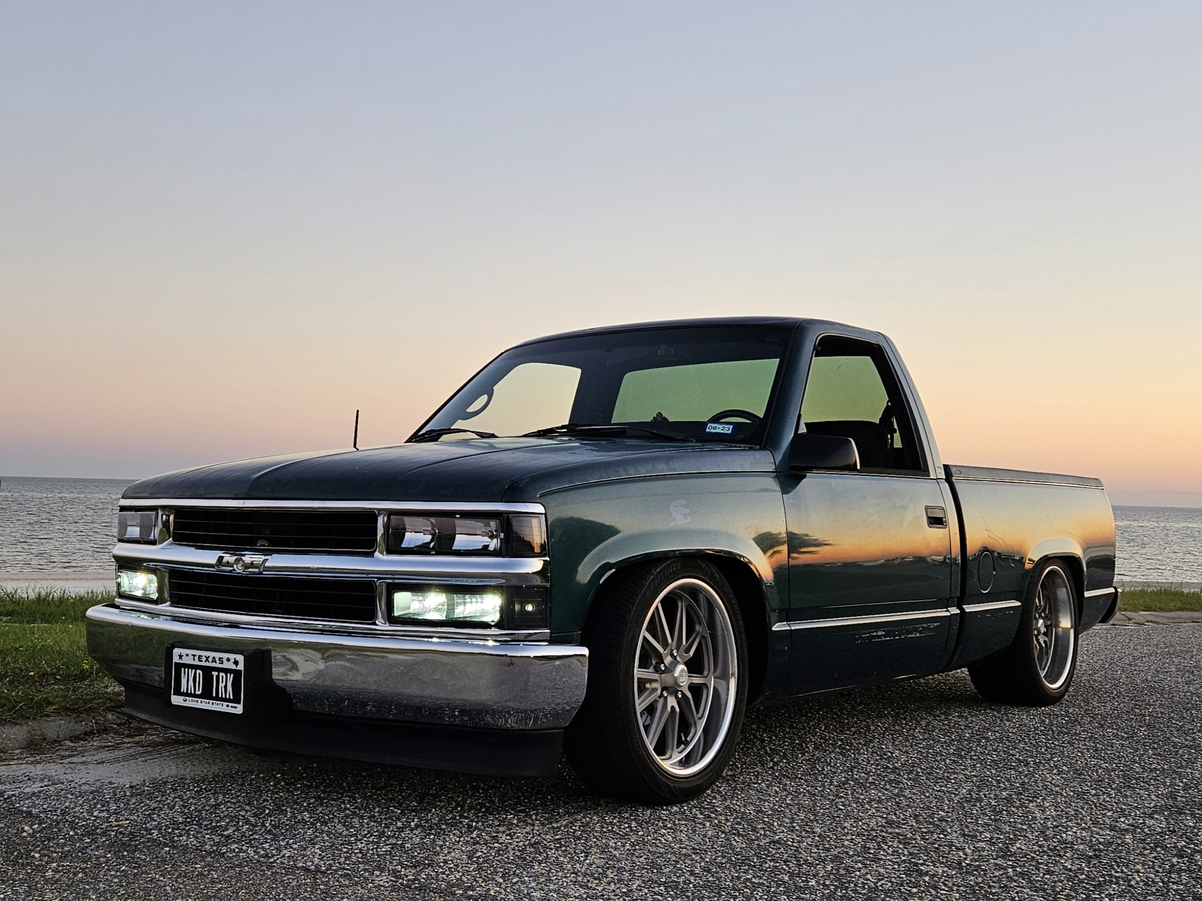 Check Out My 1995 OBS Chevy at the Car Meet!