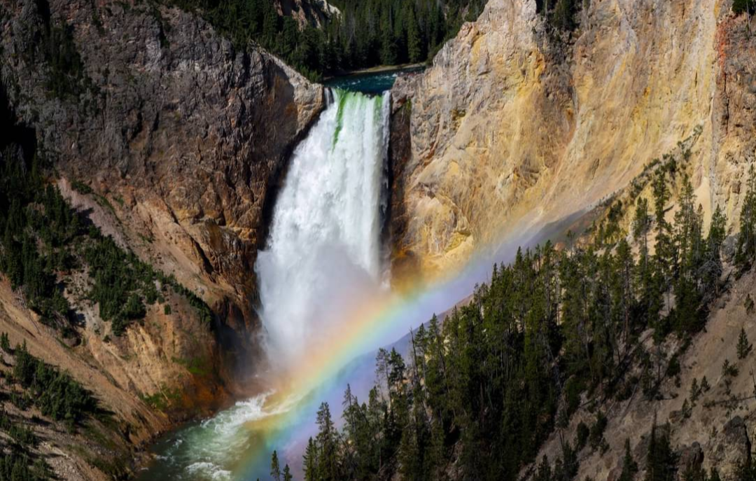 Reflecting on Yellowstone Falls: A Glimpse of Hope from Last Spring