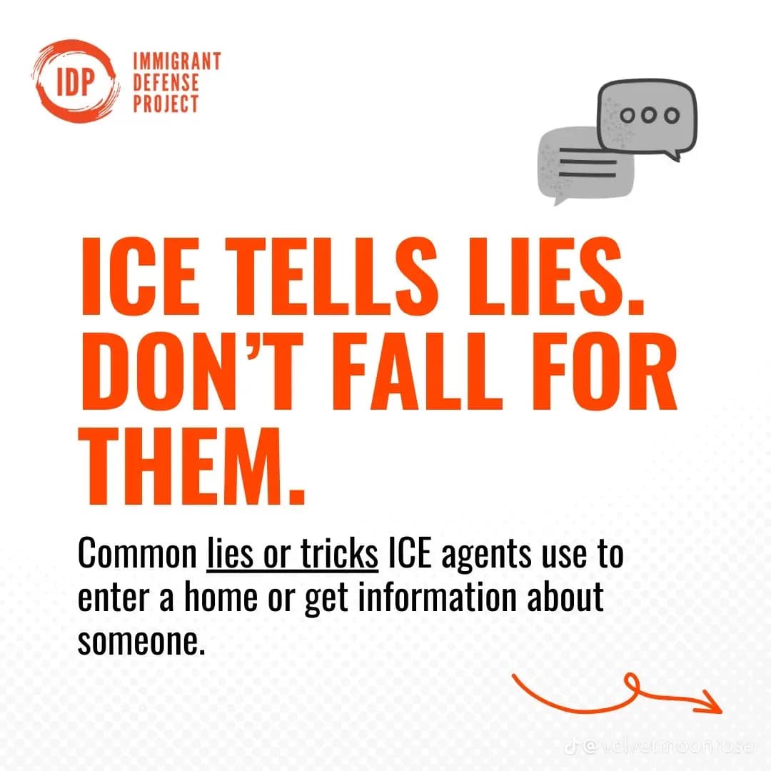 Beware of ICE: Don't Let Their Lies Deceive You