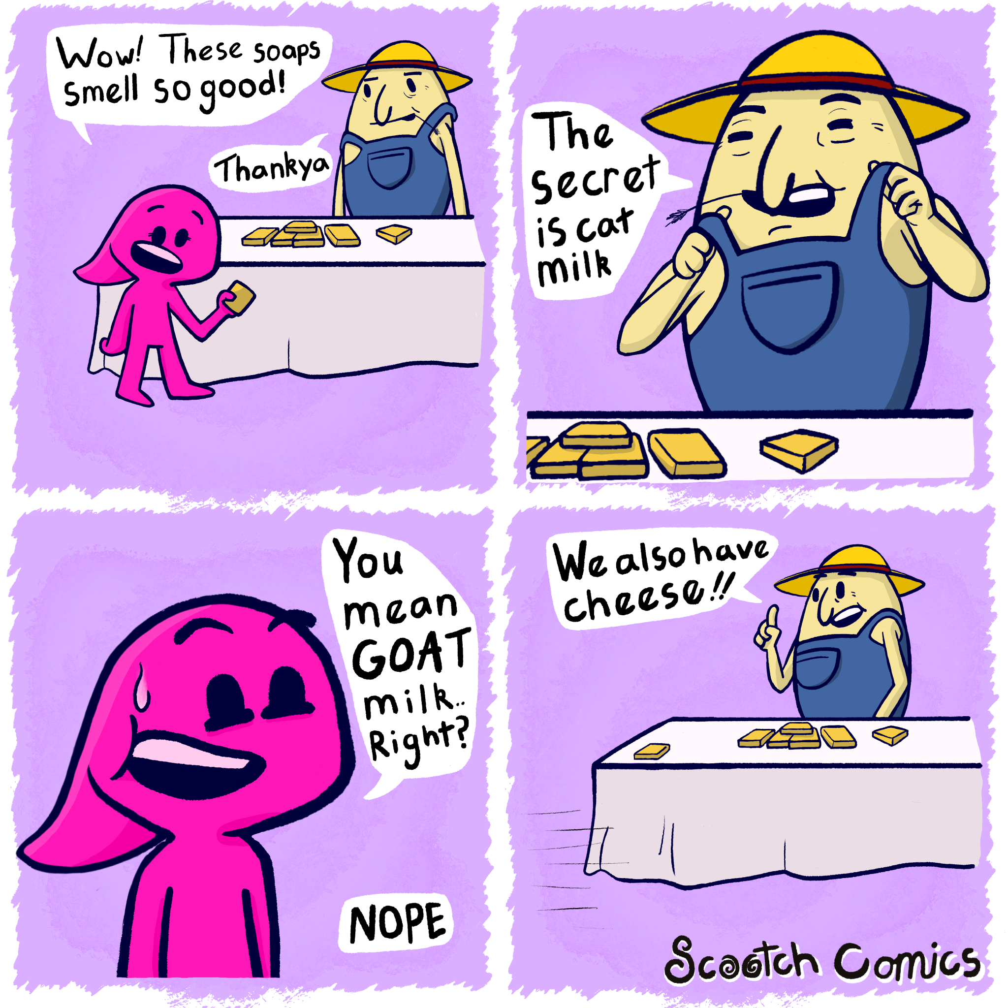 Scootch Comic 5: Adventures at the Farmer's Market