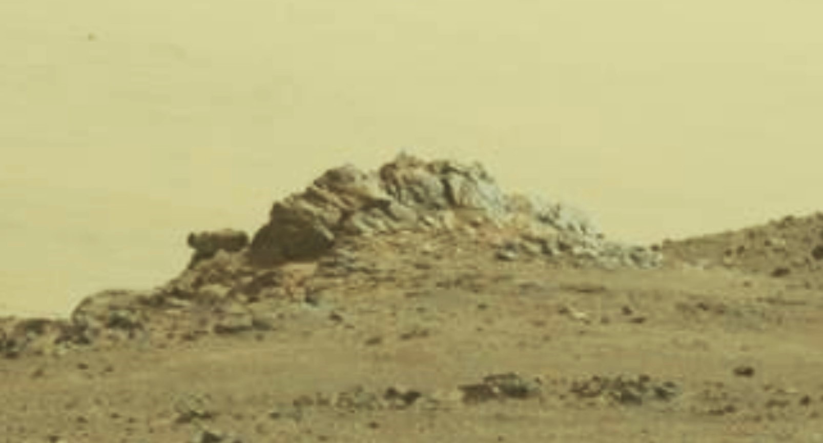 Enhanced image of the Mars Perseverance rover
