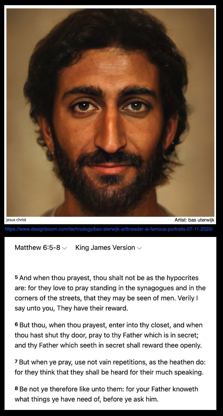 Keep your prayers private and your words concise.