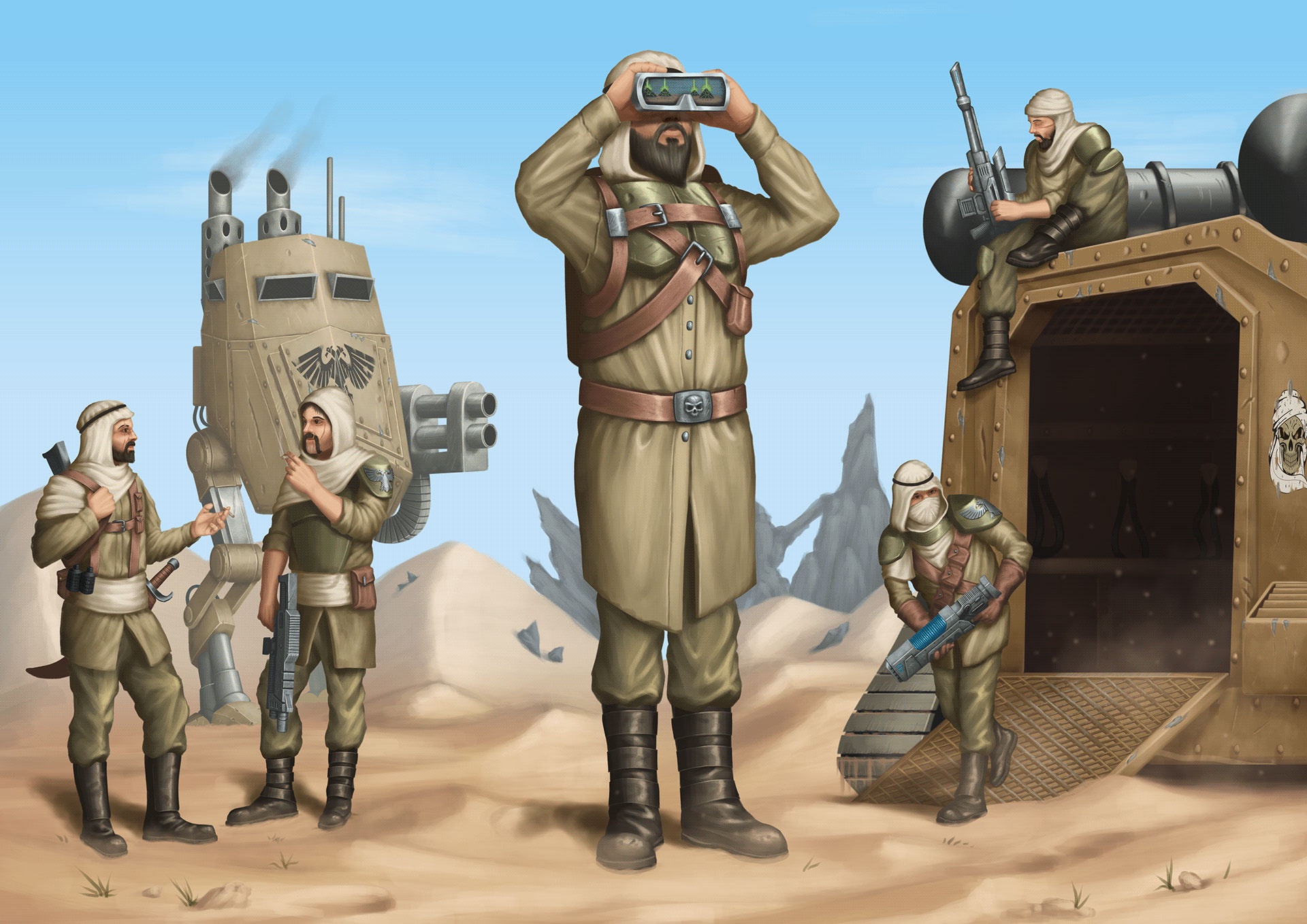 In Honor of the Often Overlooked Noble Imperial Regiments: Celebrating the Tallarn Desert Raiders