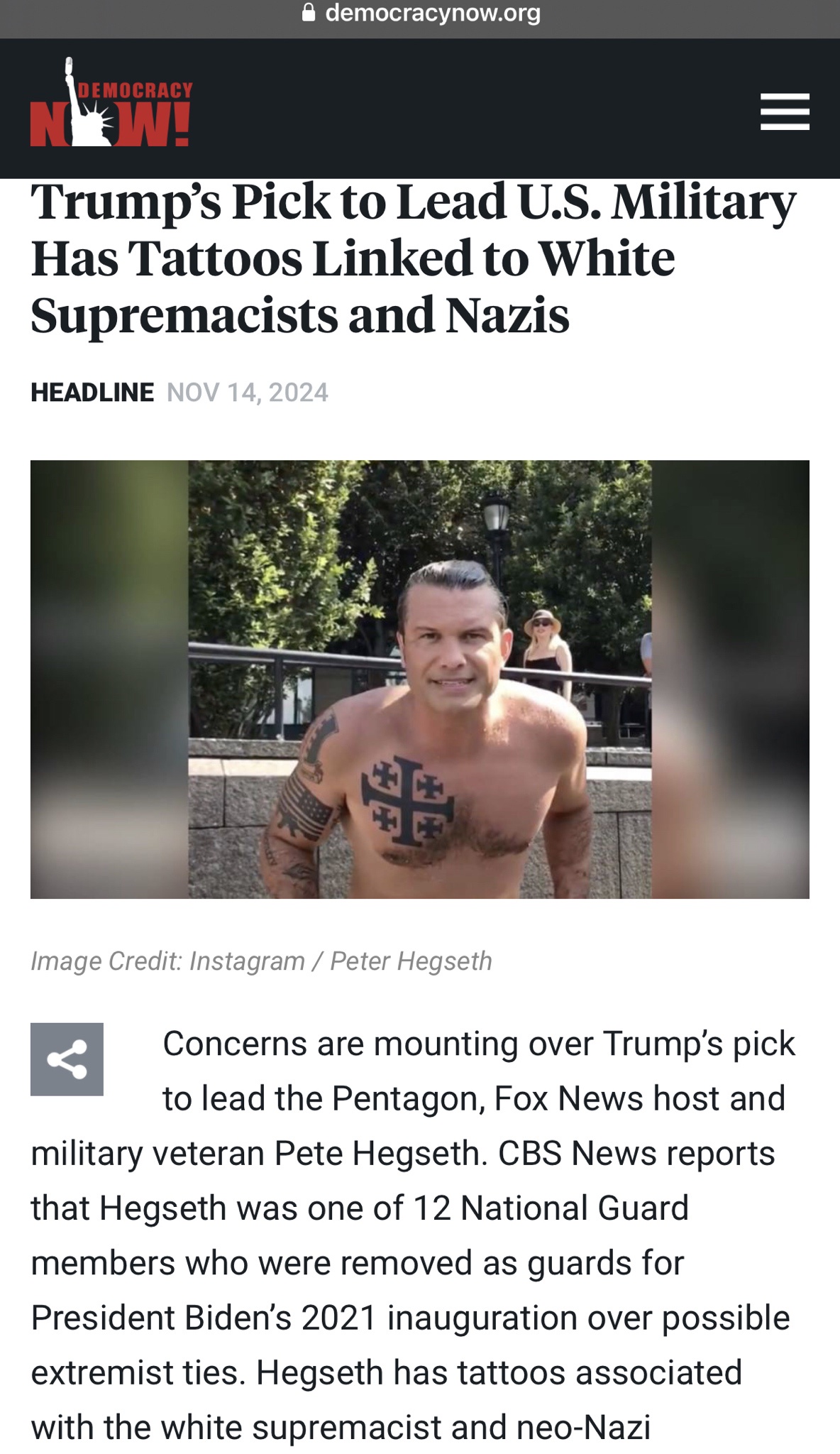 How Many Crosses Are Needed to Confirm He's a Nazi or White Supremacist?