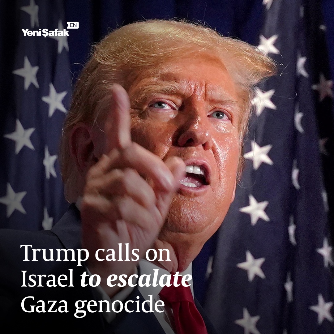 Like other Israeli leaders, he also calls for this sinister army to 'finish the job'