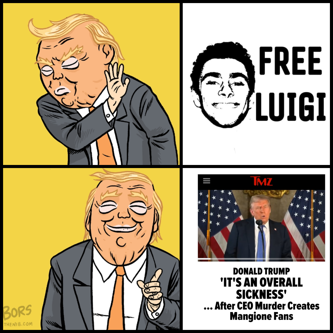 CEO Trump: Terrified of Luigi's Power!