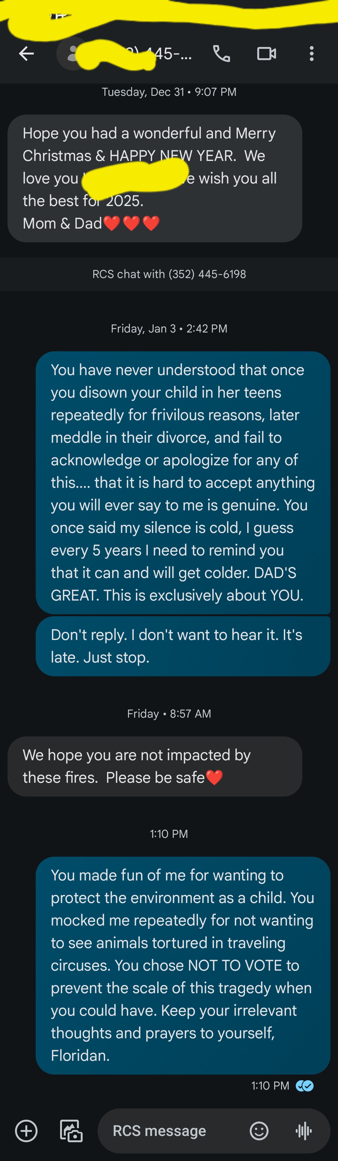 Rant: My narcissistic, climate-denying mom moved to Florida, claiming there's no climate change... and it's driving me crazy!