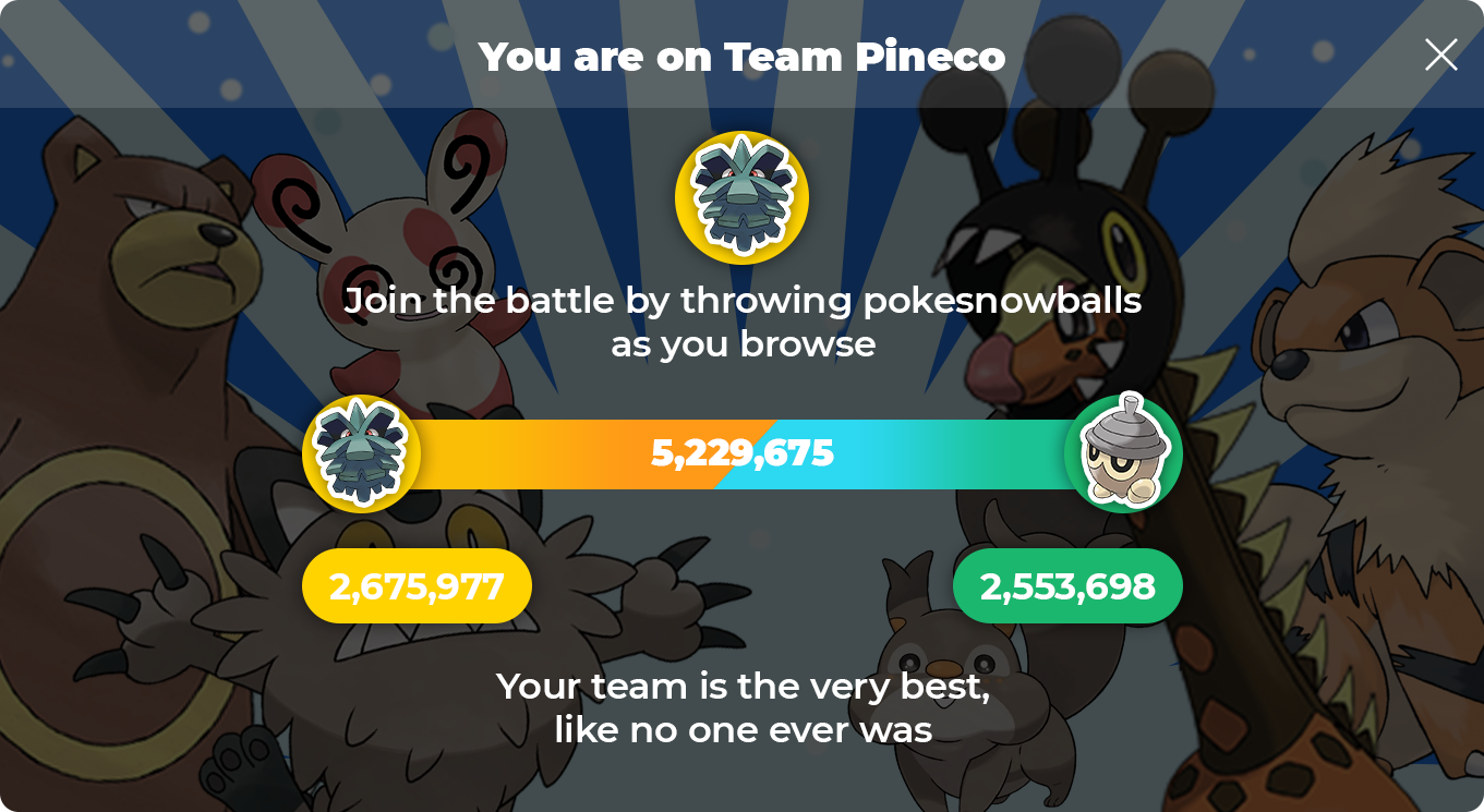 Epic Showdown: Team Pineco Takes on Team Seedot