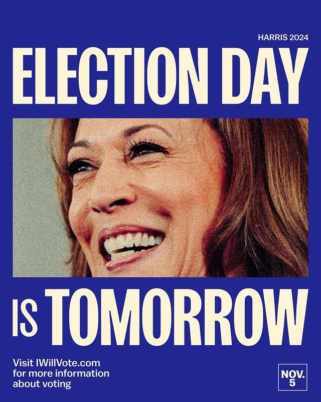 Just One Day Left - Make Your Voice Heard and VOTE!