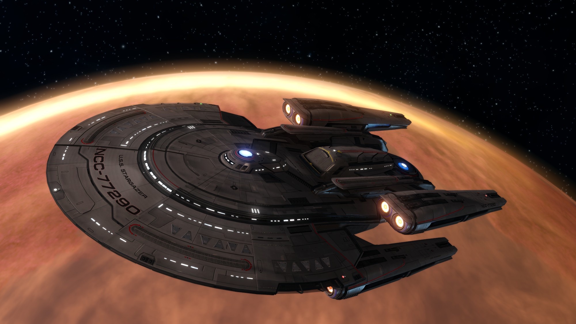 Revamped Stargazer Class in Star Trek Online