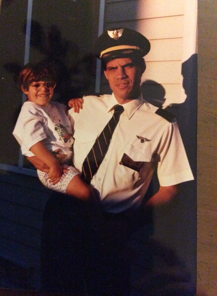 Throwback to the Early 90s: Dolly and Dad