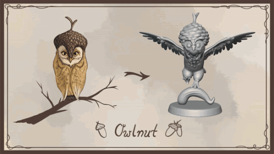 Meet Owlnut: The D&D Creature and Miniature You Didn't Know You Needed