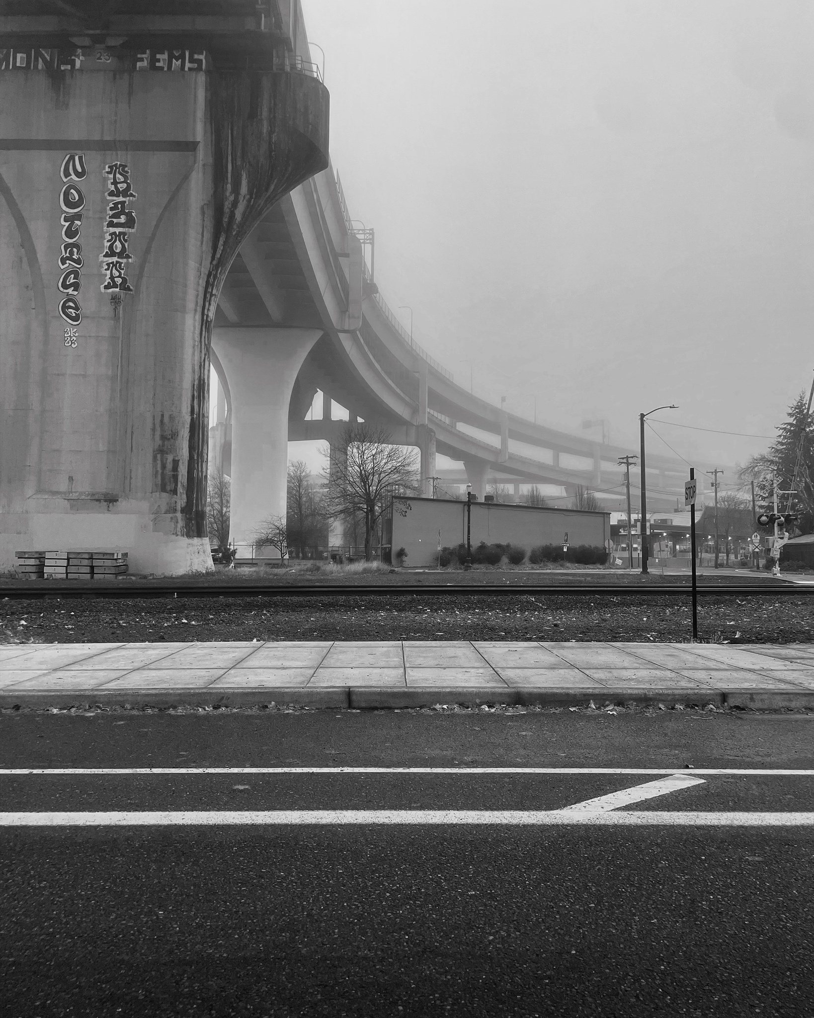 A Serene Morning Fog Blankets Portland