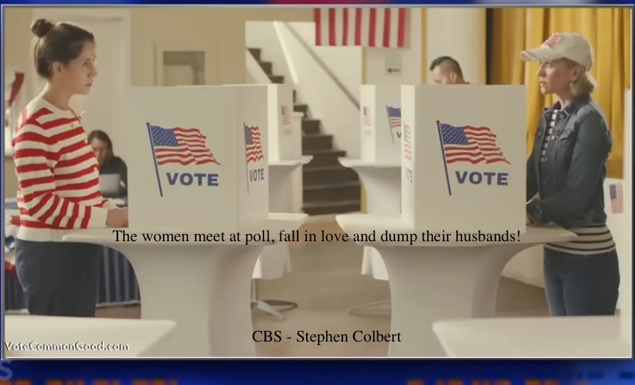 Love Blossoms at the Polls: A Colbert Classic