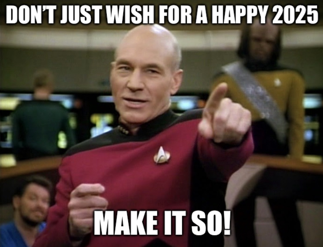Picard's Reaction to New Year's Resolutions: Priceless!