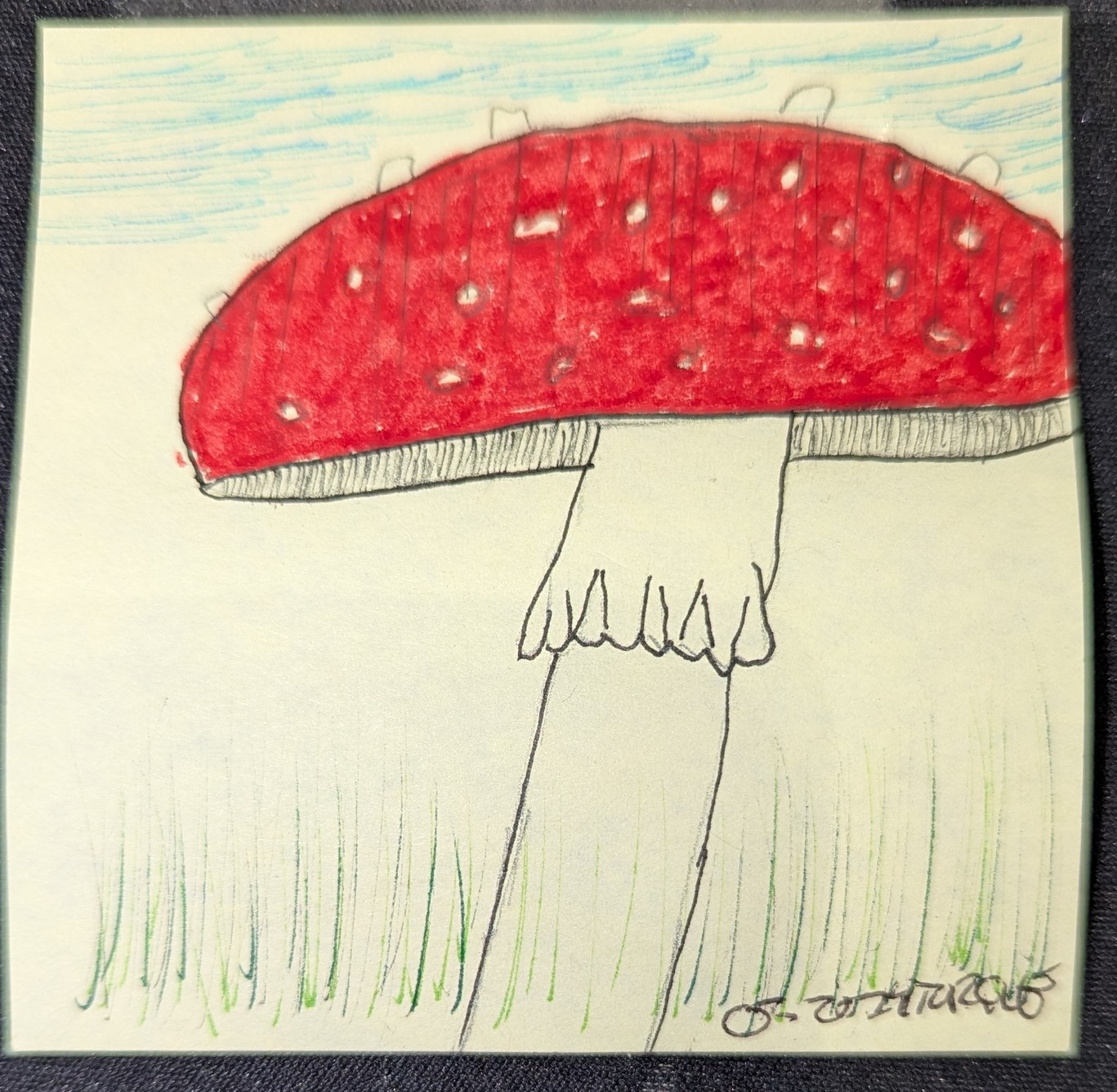 2025 Art Crawl: My Desk's Magical Mushroom Garden