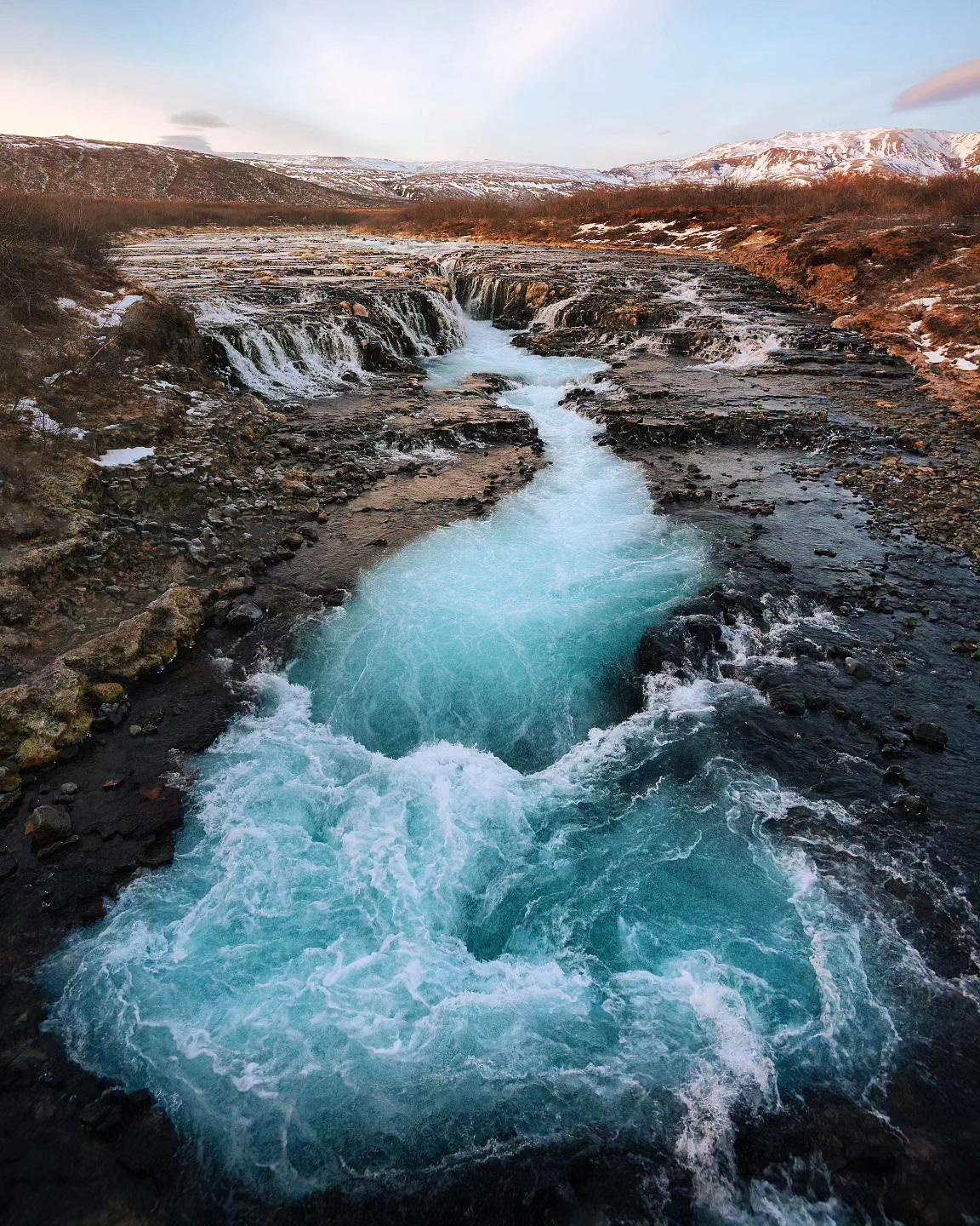 Exploring the Beauty of Brúarfoss, Iceland