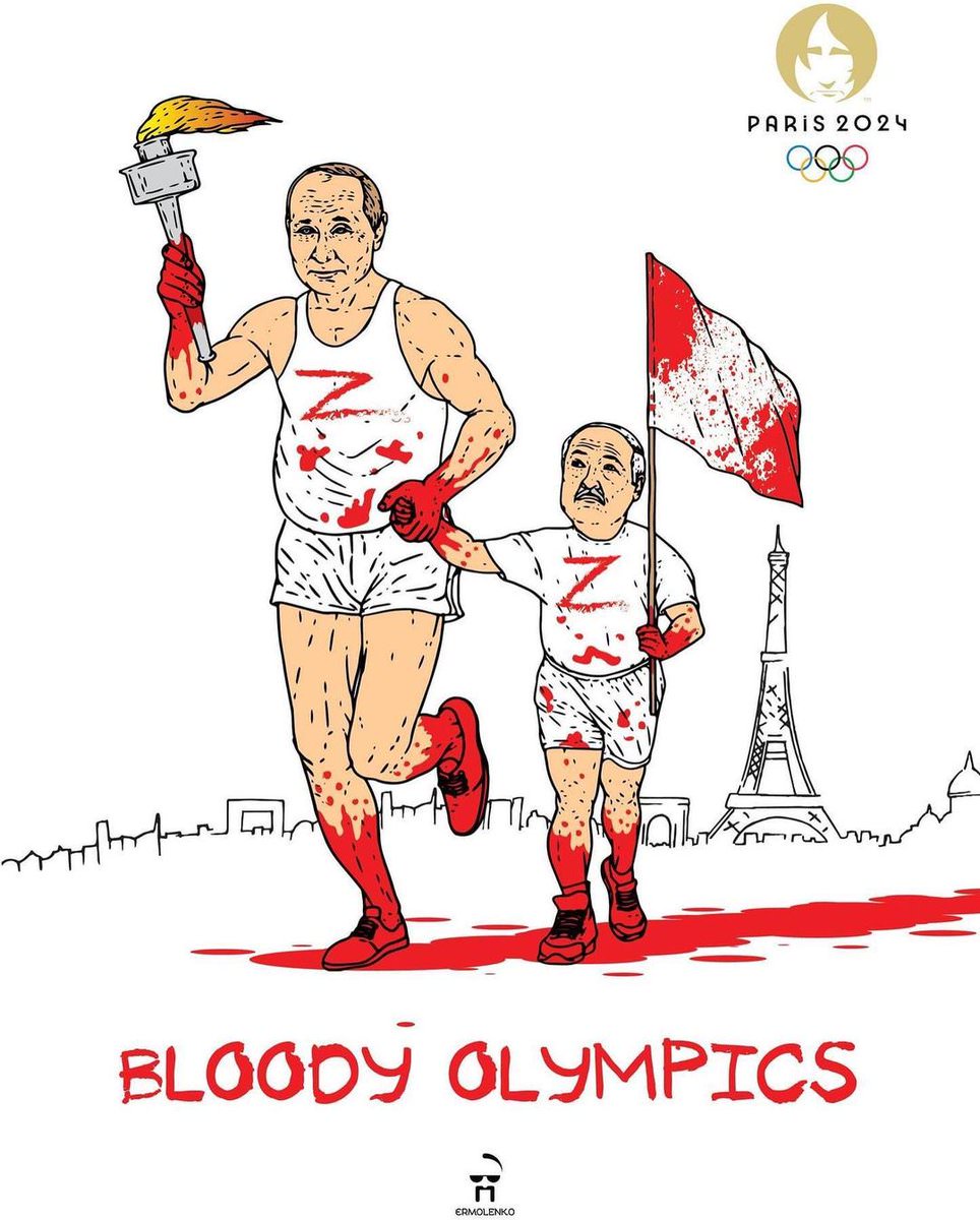 A Humorous Caricature of Putin