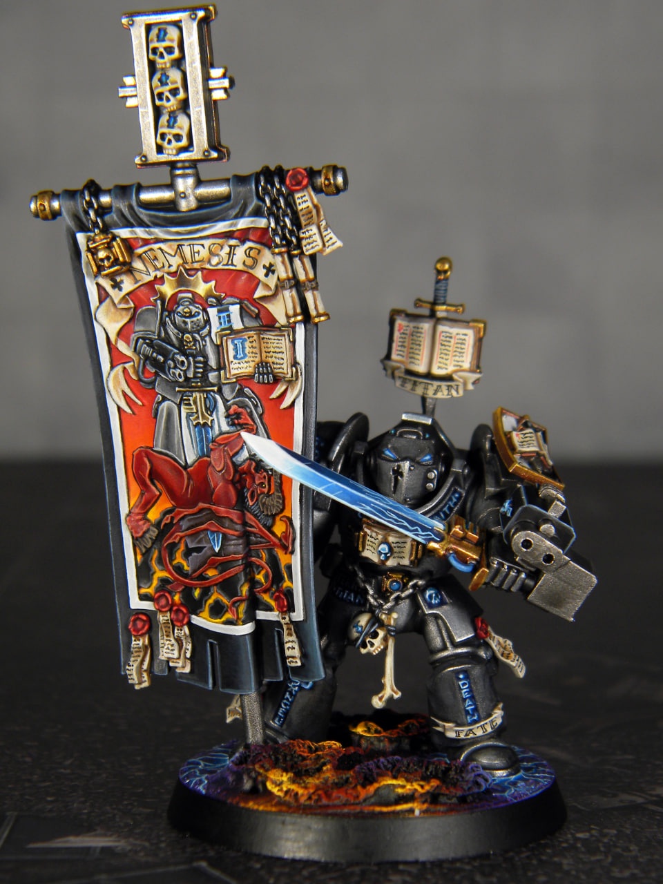 Behold the Fourth Grey Knight Paladin with the Ancient Banner