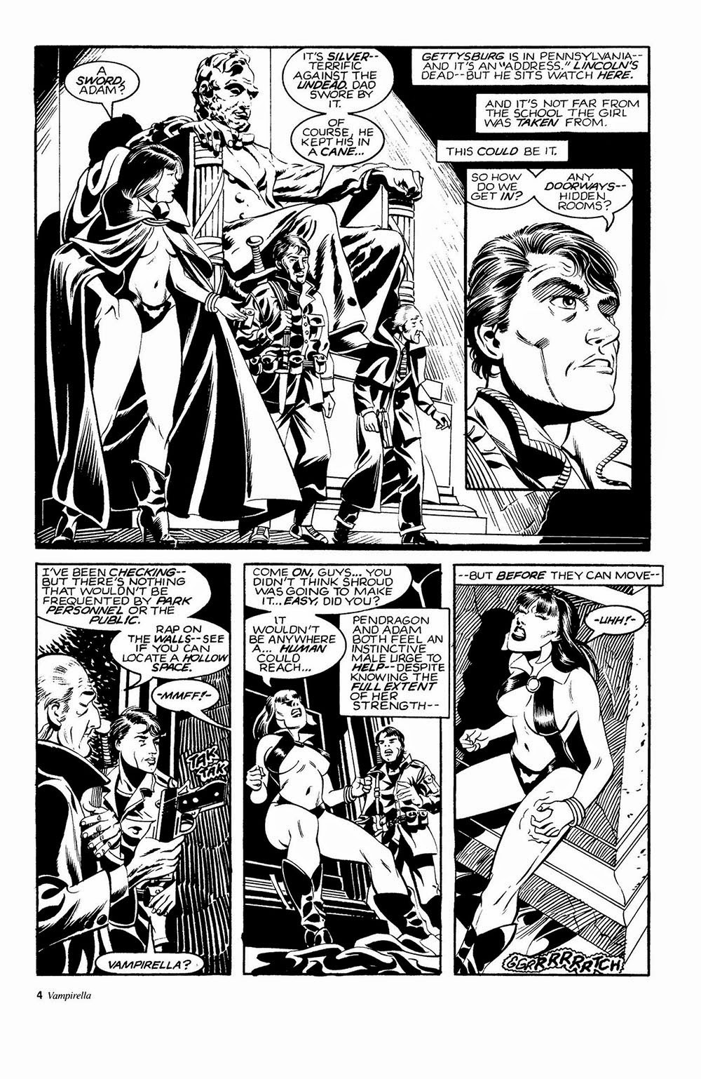 Vampirella at the Lincoln Memorial: A Unique Twist