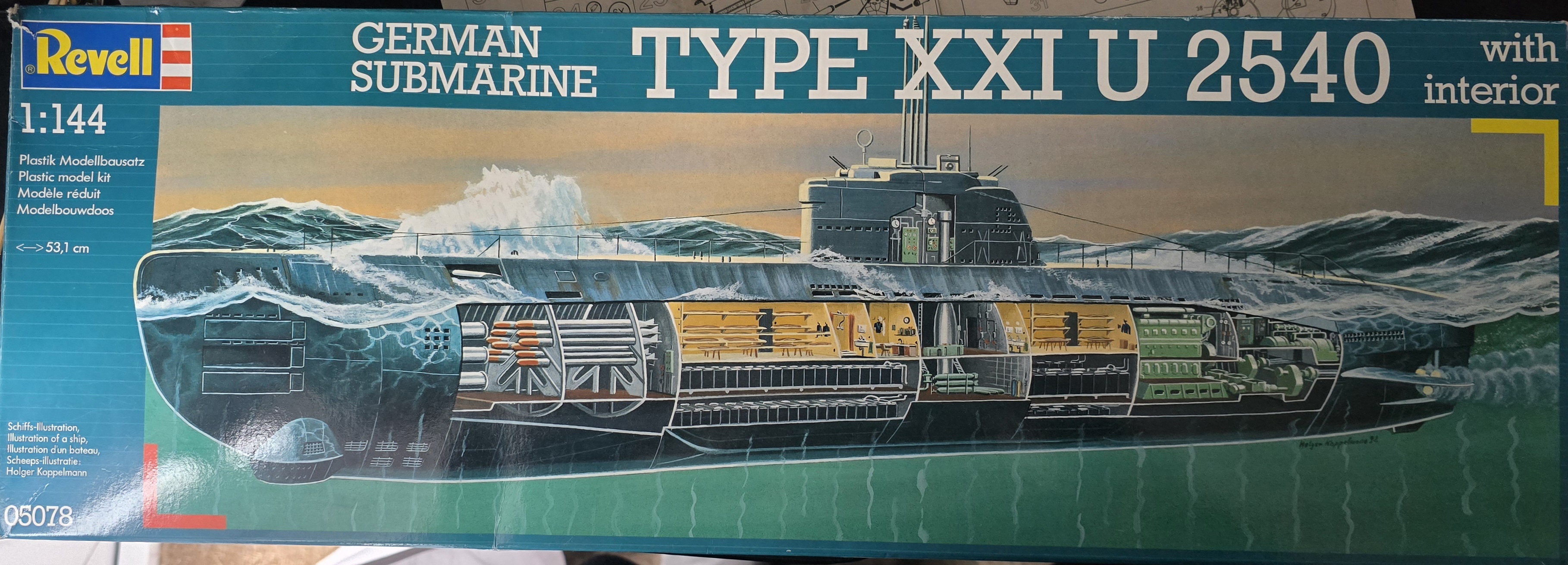 Revell U-Boat Type XXI Y2524: A Model Enthusiast's Dream