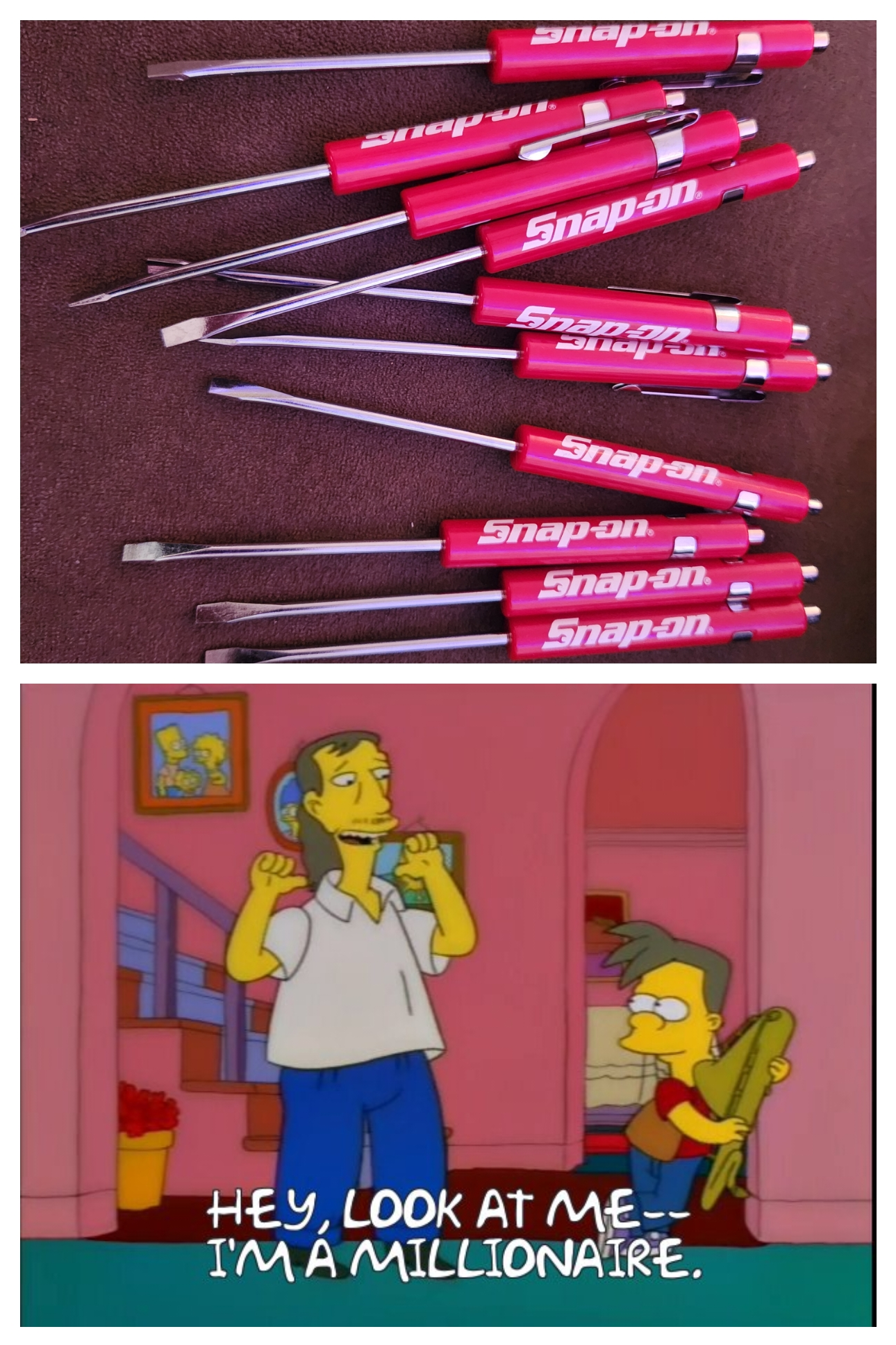 I'm Rich in Pocket Screwdrivers!