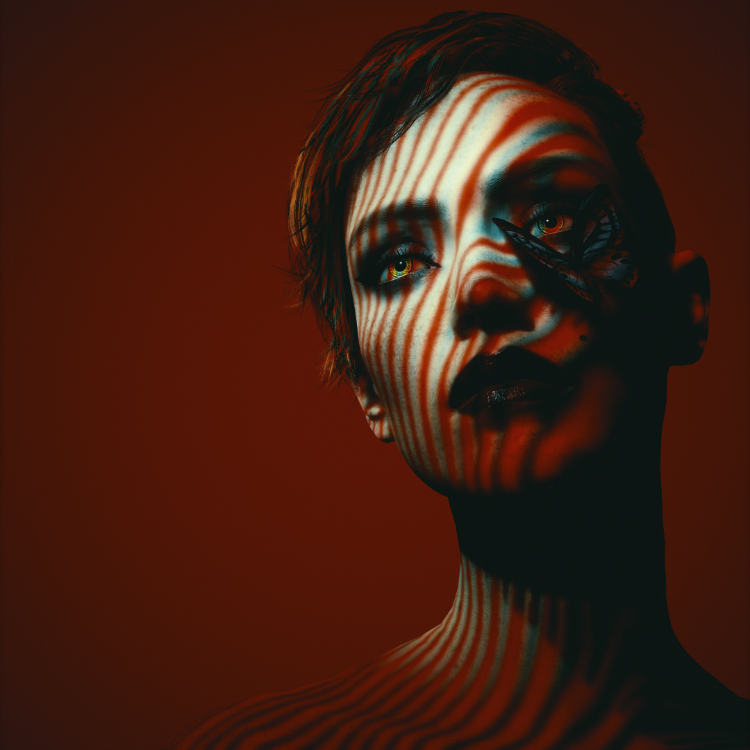 Aurore Cassel: A Surreal Portrait Inspired by Cyberpunk 2077