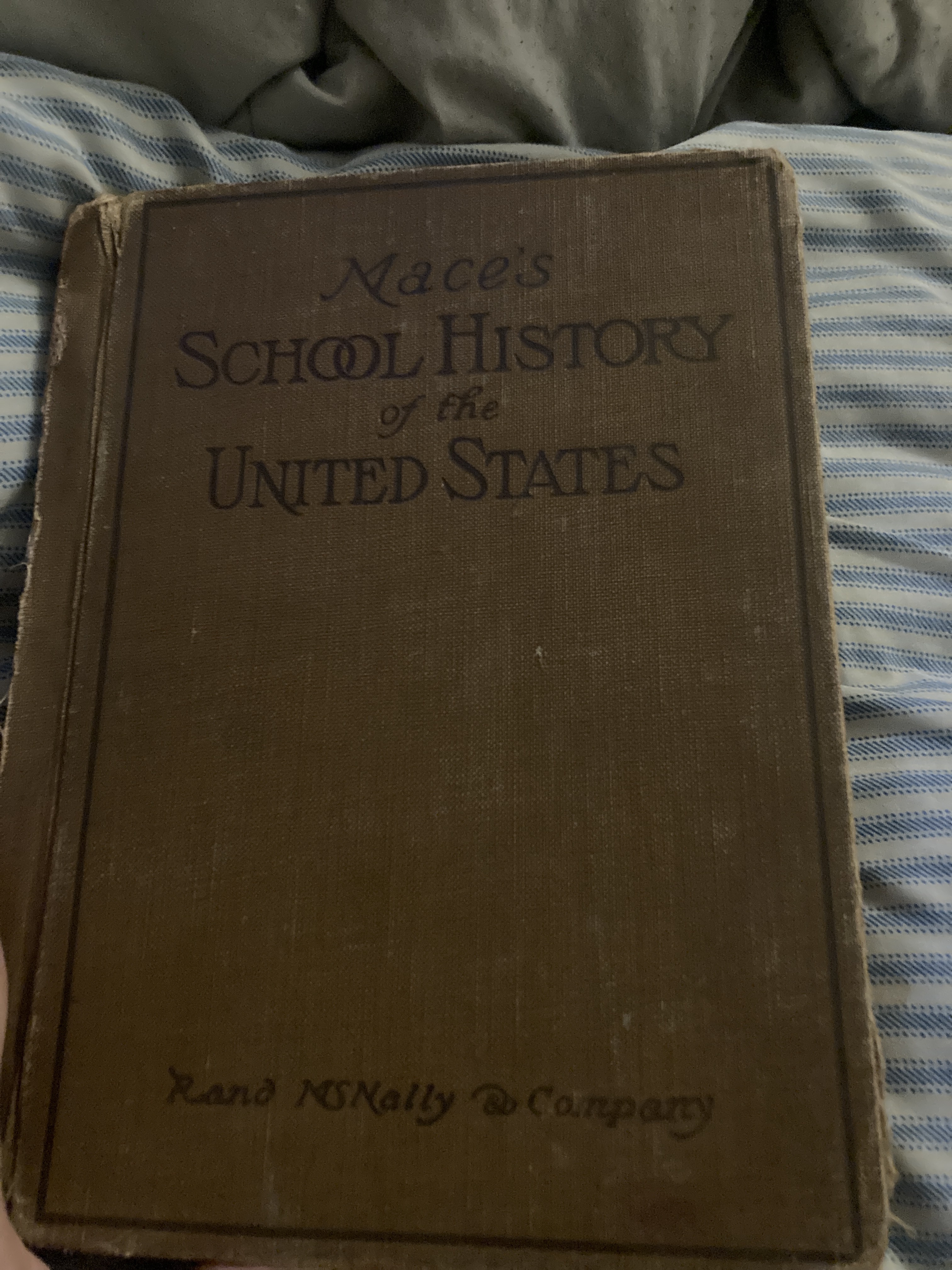 A Glimpse into My 1915 History Book