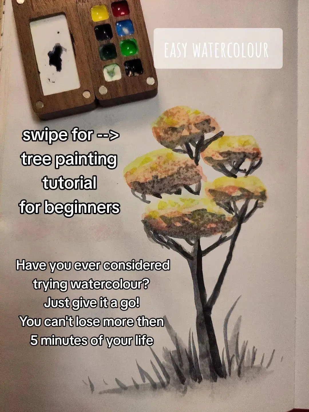 A Simple Guide to Painting Trees in Watercolor: Step-by-Step for Beginners