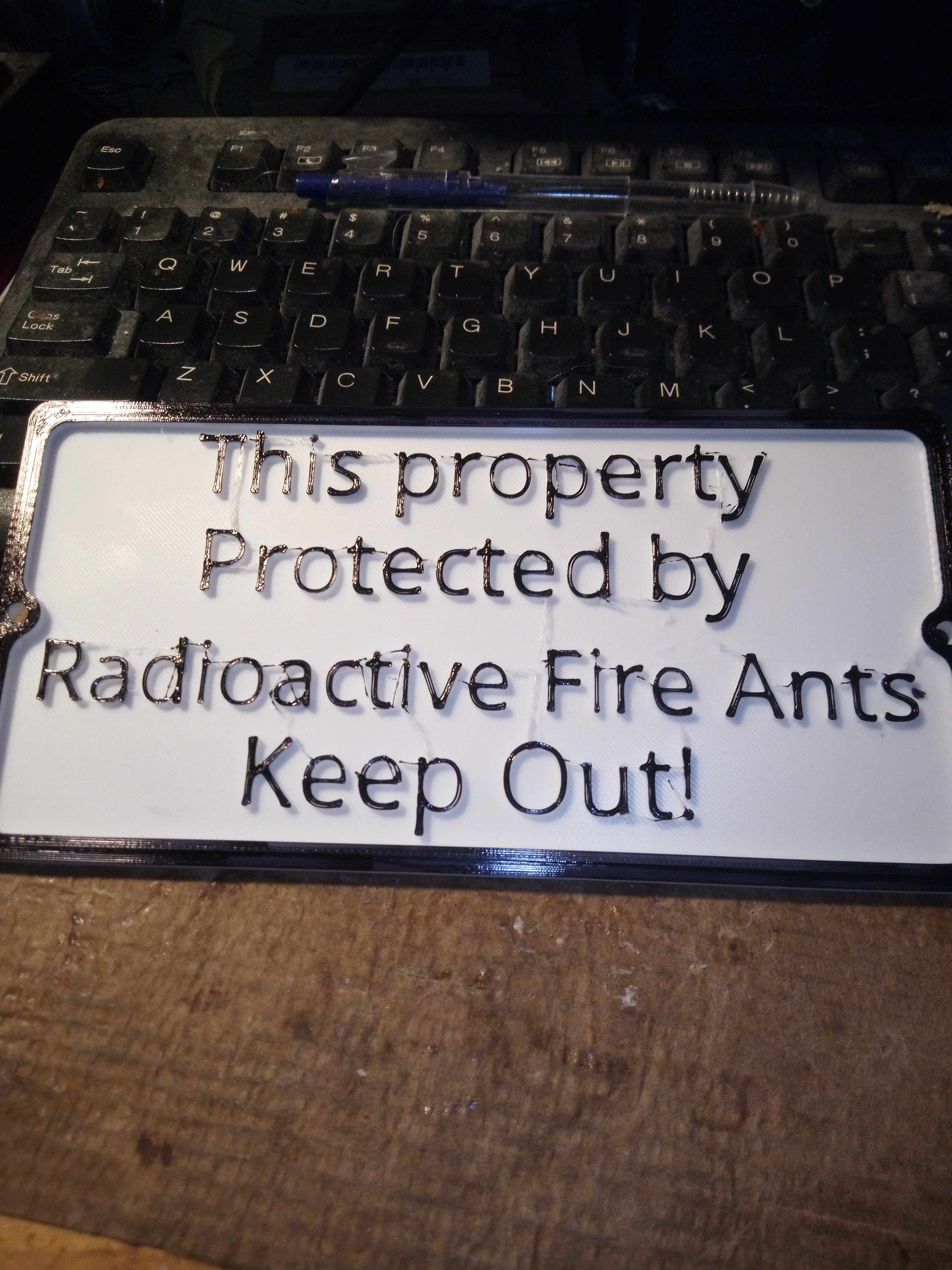 Check out these recent 3D printed signs!