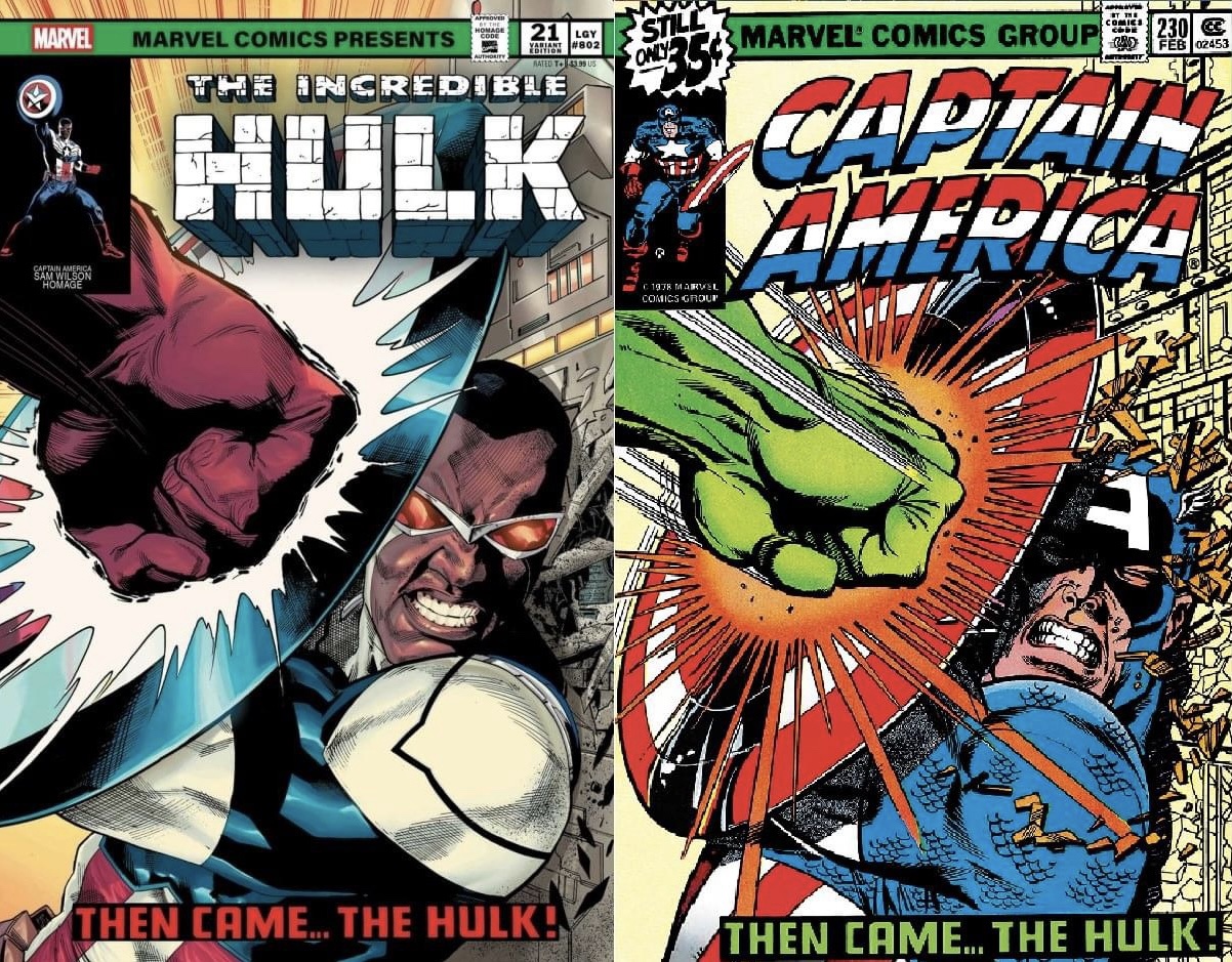 Epic Showdown: Cap vs. Hulk Punch