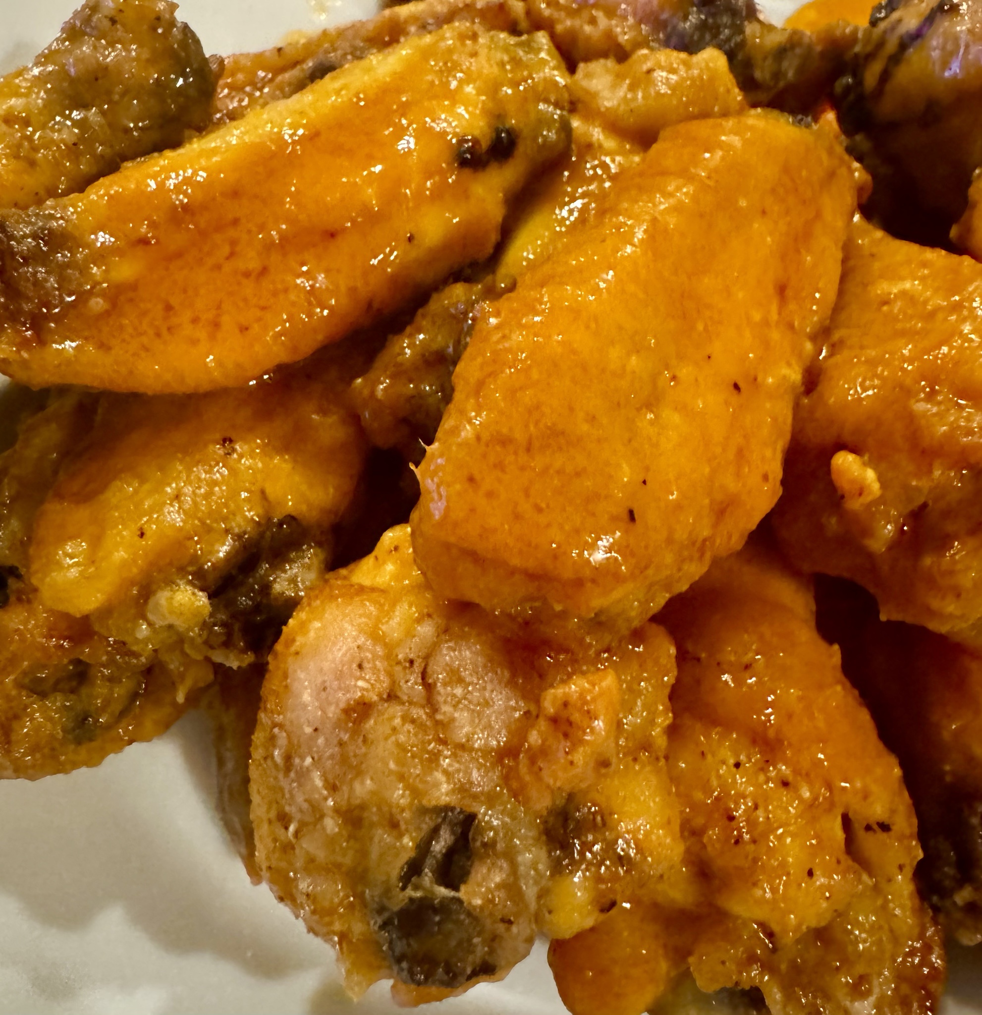 A Delicious Duo: Buffalo Wings and Honey Garlic Delights