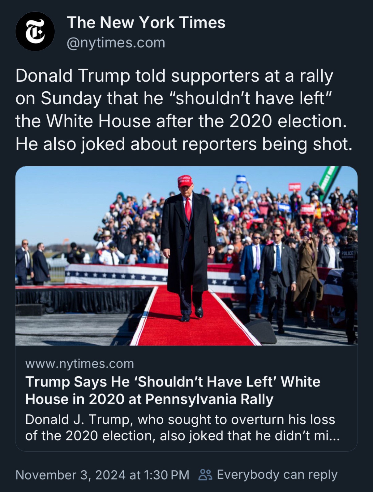 Have You Ever Heard Trump Crack a Real Joke?