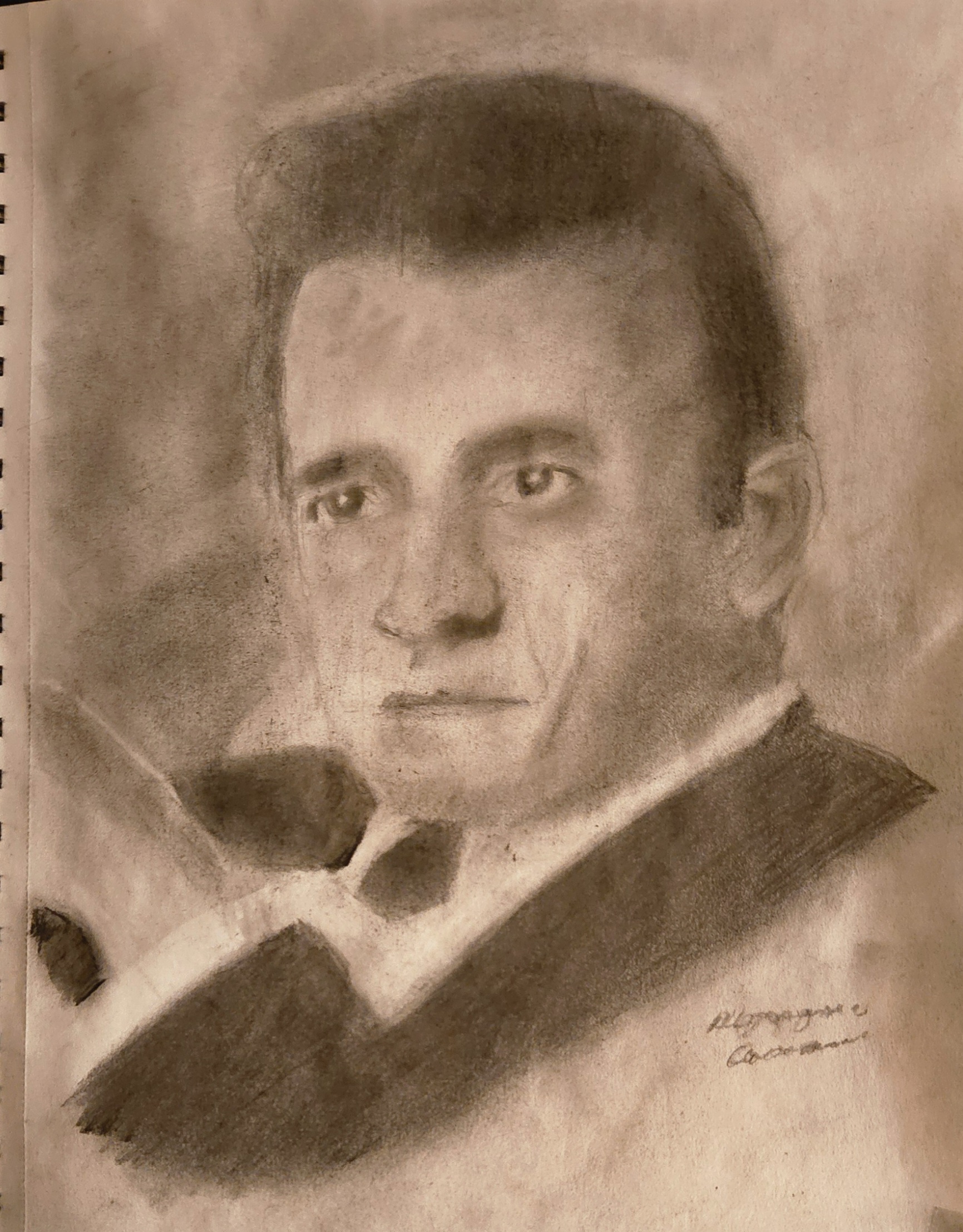 A Beautiful Charcoal Sketch!